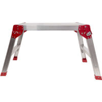 Hailo – Plateforme de travail en aluminium 2m50 – Antidérapante – Légère 4kg – Pour intérieur et extérieur – Sécurité maximale