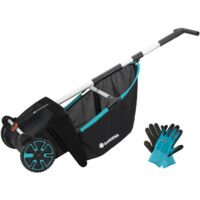 Gardena – Kit ramasse-feuilles avec gants L – Conçu pour collecte efficace de feuilles – Matériaux résistants pour usage intensif