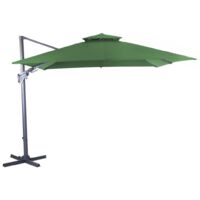 PROLOISIRS Parasol déporté - CLIM - Aluminium - 3x3 - Amande
