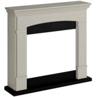 TAGU Habillage de cheminée pour Powerflame modèle Helmi - Beige clair