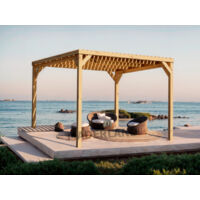 MADERLAND Pergola en bois autoportante - modèle TOULOUSE - 500 x 300 cm