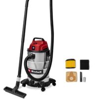 Einhell Aspirateur eaux et poussières TC-VC 3055 S (950 W, capacité d’aspiration 190 mbar, cuve inox 30 l, avec filtres et buses)