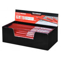 TECHMAN Crayons de macon 30 cm 4 crayons 300 mm