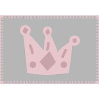 CORYL Tapis déco intérieur absorbant - doudou princesse - 75x50 cm