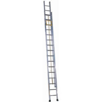 Centaure – Échelle coulissante 2 plans incendie et secours 6m10 – Charge maximale 200kg – Barreaux aluminium – Verrouillage parachute acier