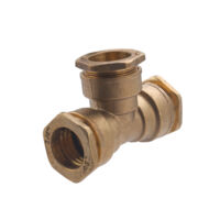 Te À Compression Laiton D.25 Pour Tube En Polyéthylène
