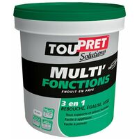 Toupret Enduit Multifonction 1.25 Kg En Pâte, Pour Mur / Plafond Intérieur