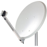 Antenne parabolique 80 cm – Acier électrozingué – Réception satellite bande KU – Usage extérieur – 1 sortie – Sedea