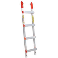 Centaure – Échelle de toit aluminium 250 mm – Barreaux striés antidérapants – Montants renforcés pour usage intensif – Assemblage facile sans outils