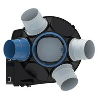 Sauter – VMC simple flux autoréglable Agalina – Débit 100m³/h – Système antibuée breveté – Silencieuse < 15 dB(A) – Installation rapide