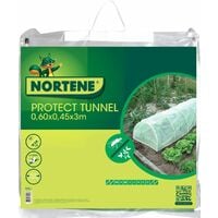 Tunnel accordéon avec filet anti-insectes "Protect Tunnel" - 0,60 x 0,45 x 3 m
