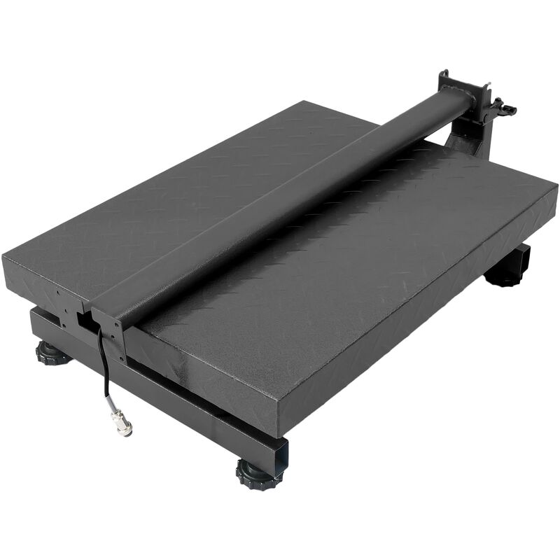 PrimeMatik Balance industrielle avec plateforme 52x42 cm portable en acier inoxydable de 300 kg 