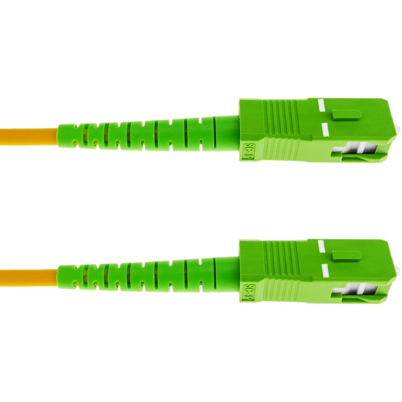 Câble Fibre Optique Monomode 9/125 - SC/PC Vers SC/APC, 10 M, LSZH - BeMatik Pour Réseaux Professionnels