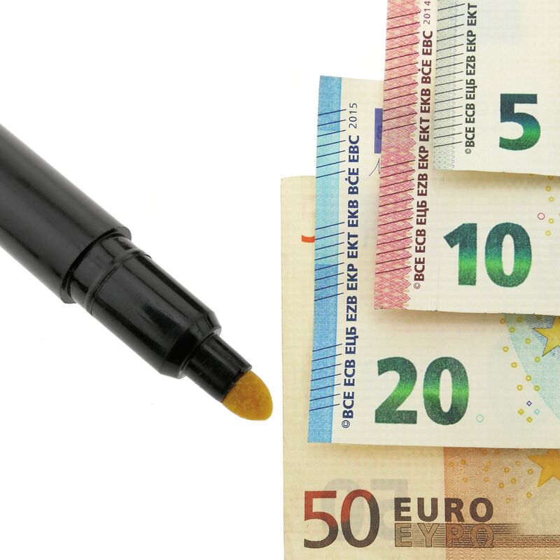 Ratiotec ratiotec stylo détecteur de faux billets rp 50, noir