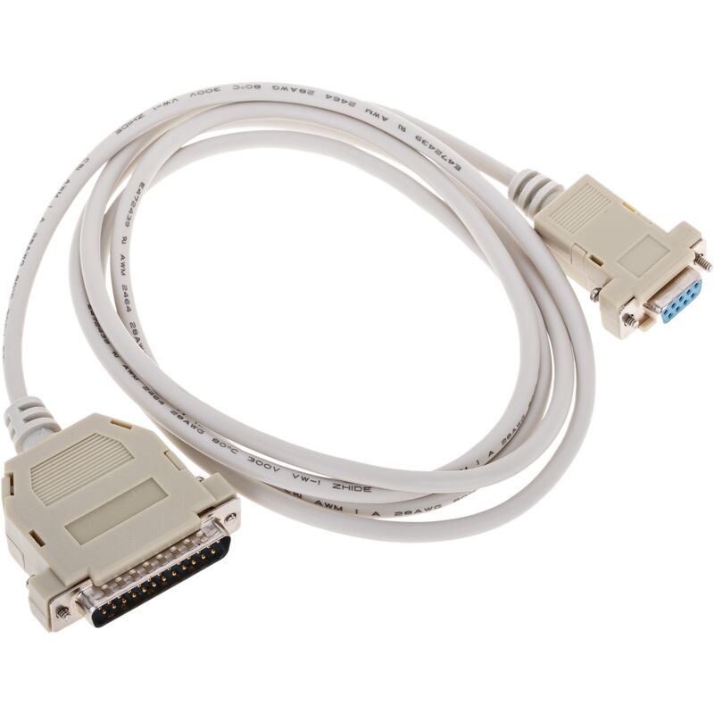 Câble convertisseur du port parallèle USB type A mâle vers DB25 femelle 1,5  m - Cablematic