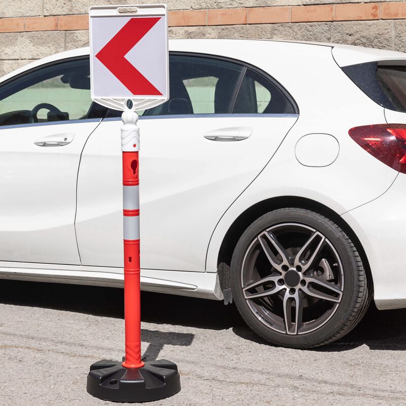 Barrière de parking stationnement pliable avec serrure en forme T -  Cablematic