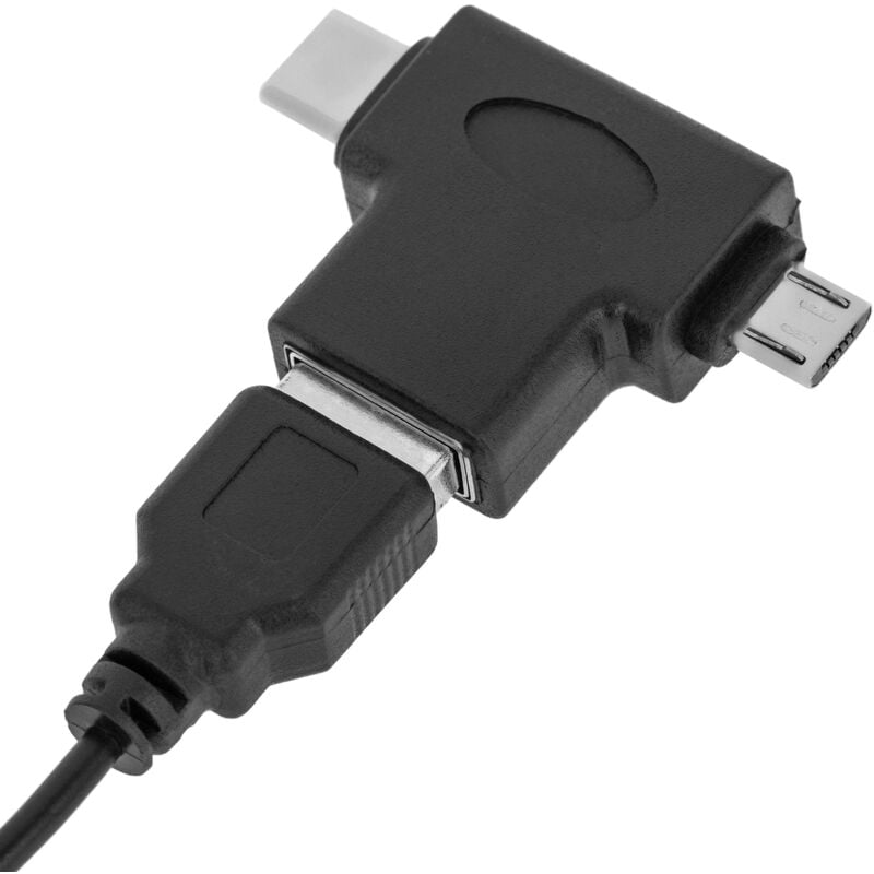Adaptateur USB 3.0 vers USB 2.0 (Micro USB AB Femme à Femme B) - Cablematic