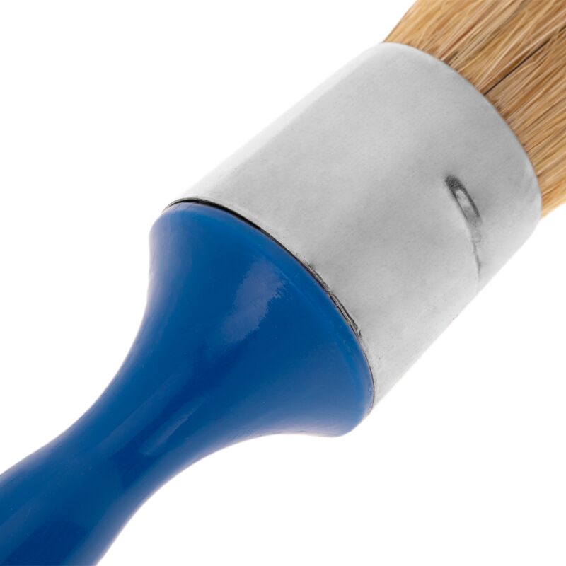PrimeMatik - Pinceau rond pour peintures et vernis numéro 16, diamètre 16  mm, couleur bleue