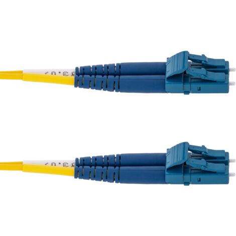 Câble Fibre Optique OS2 7 M - LC/APC Vers SC/APC - Simplex 9/125 - Jaune - Pour Connexion Internet Très Haut Débit