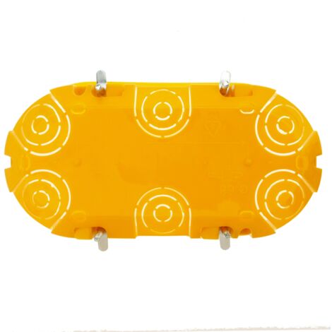 BeMatik - Boîte d'encastrement rectangulaire 140x74mm pour connexions électriques