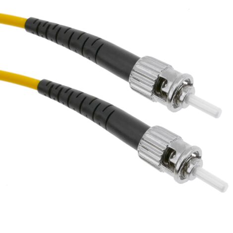BeMatik - Câble à fibre optique ST à ST simplex monomode 9/125 de 10 m OS2 (1/3)