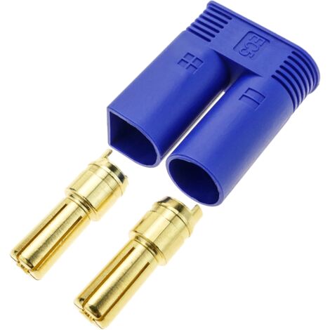 LINSYRC Adaptateurs XT90H Vers EC5 - Lot De 4 Pièces Avec Câble Silicone 10cm 12AWG - Conversion Batterie RC
