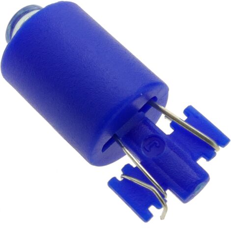 BeMatik - Lampe voyant LED 9mm 12VDC Pilote de couleur bleu