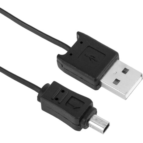 Chargeur universel 2x USB 3.4A câble 120 cm 7 embouts, noir