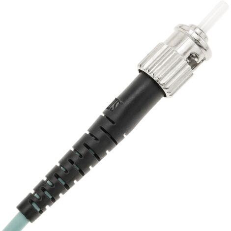 BeMatik - Câble optique multimode OM4 MMF simplex 50µm/125µm ST-ST 10m