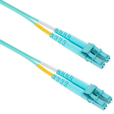 BeMatik - Câble fibre optique OM3 LC à LC duplex multimode 50/125 7m (1/5)