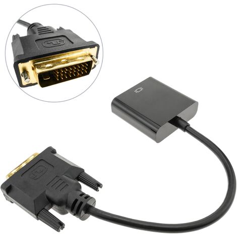 Adaptateur DVI-D 24+1 M vers VGA F - Vente adaptateur DVI vers VGA