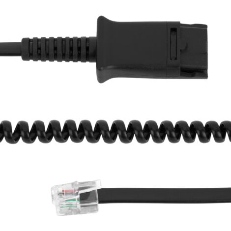 BeMatik - Câble compatible avec les téléphones Plantronics QD à RJ9 pour Cisco 7900