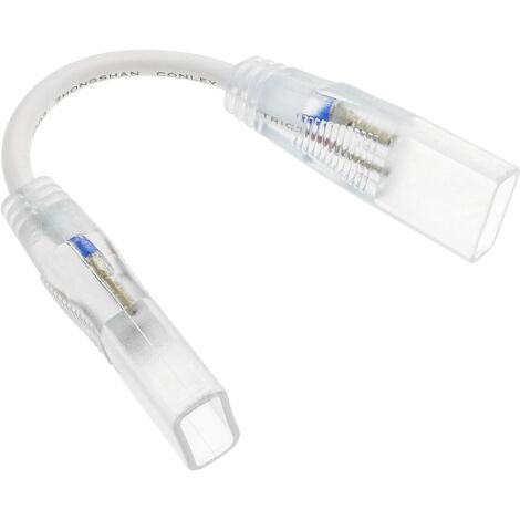 Connecteur 4 broches pour LED Neon Flex LNF RGB multicolore - Cablematic