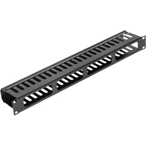RackMatic - Panneau goulotte de gestion de câble pour serveur rack 1U x 68 mm (1/5)