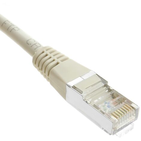BeMatik - Câble réseau Ethernet FTP Cat.6 gris 15 m