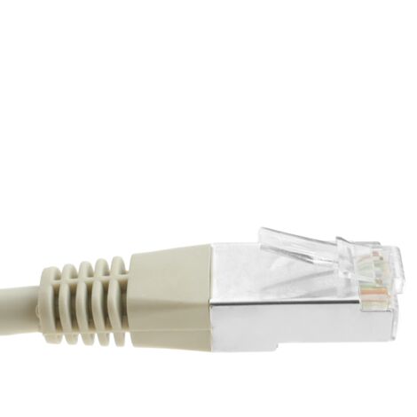 BeMatik - Câble réseau Ethernet FTP Cat.6 gris 15 m