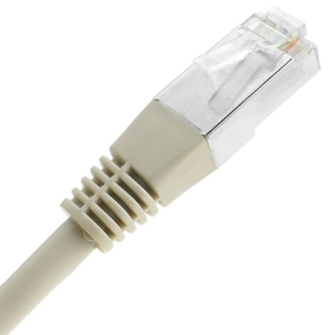BeMatik - Câble réseau Ethernet FTP Cat.6 gris 15 m