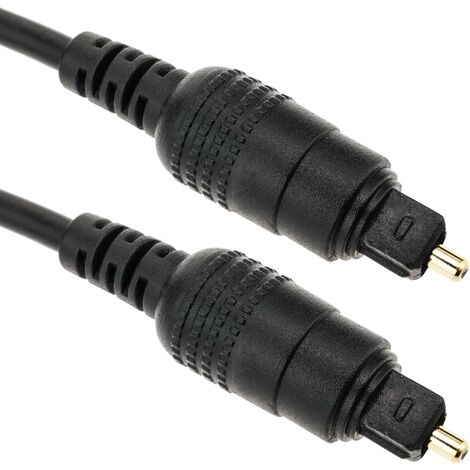 BeMatik - Câble audio optique numérique Toslink 2 m