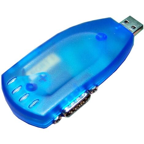 Câble USB Vers RS232 DB9 mâle - Bleu