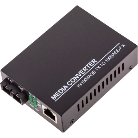 BeMatik - Convertisseur fibre optique á 100 Mbps RJ45 á deux kilomâtres Multimo (1/5)