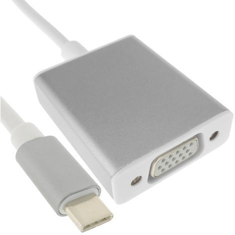 BeMatik - Conversor de USB-C 3.1 Macho a VGA Hembra (1/5)