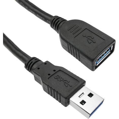 Rallonge USB 2 0 A/A mâle femelle 3 00m beige