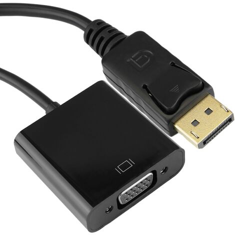 BeMatik - DisplayPort mâle vers VGA femelle Adaptateur 15cm (1/5)