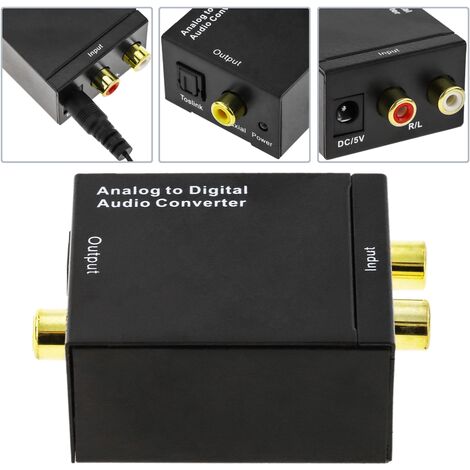 Convertisseur audio numérique (TOSLINK/coaxial) vers analogique
