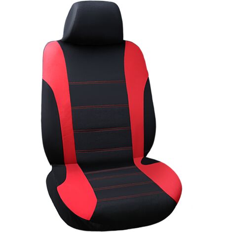 PrimeMatik - Housses de siège de voiture en rouge. Housses de protection  universal pour 5 sièges d