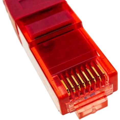 Câble réseau Ethernet LAN FTP RJ45 Cat.6a rouge 2m - Cablematic