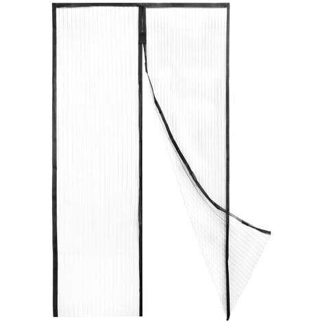 PrimeMatik - Moustiquaire pour porte max 90 x 210 cm avec fermeture magnétique