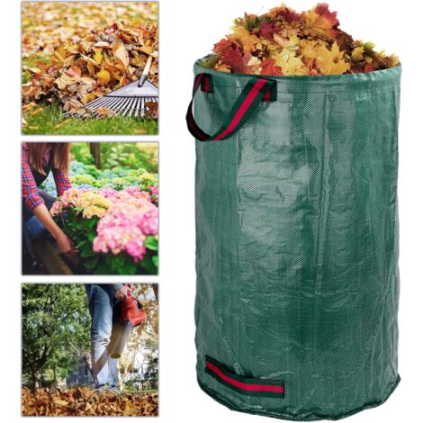 PrimeMatik - Sacs de nettoyage de jardin 120L 45 x 76 cm 3 unités