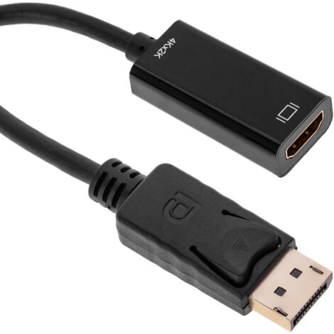BeMatik - Adaptateur DisplayPort vers HDMI passif 10 cm (1/5)