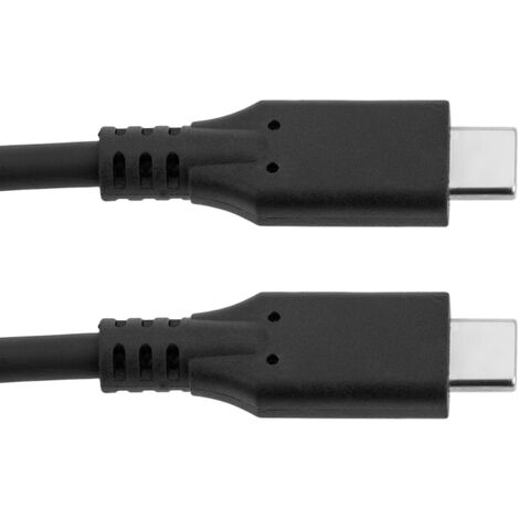 Câble USB A 2.0 coudé vers USB C coudé 50cm tressé - Cablematic